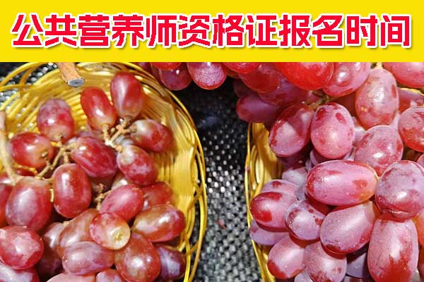 广西公共营养师资格证报名时间 - 报名条件 - 报名入口