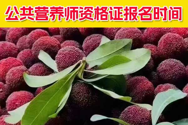 青海公共营养师资格证报名时间 - 报名条件 - 报名入口