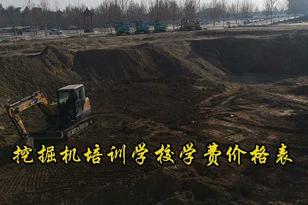 石家庄学挖掘机正规培训学校