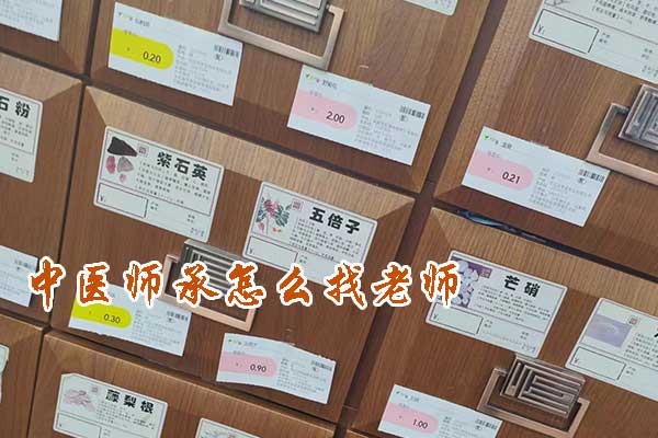 中医师承怎么找老师
