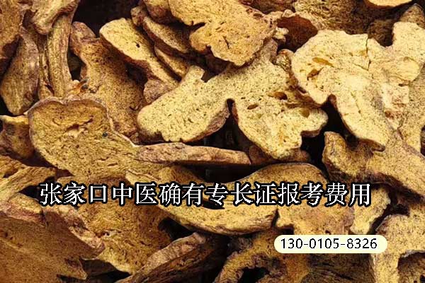 张家口中医确有专长证报考费用