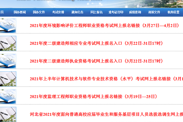 河北省二级注册建筑师资格考试报考条件